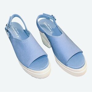 Converse Chuck 70 De Luxe Heel Slingback Sandal Open Sky Gender Inclusive W9 M7